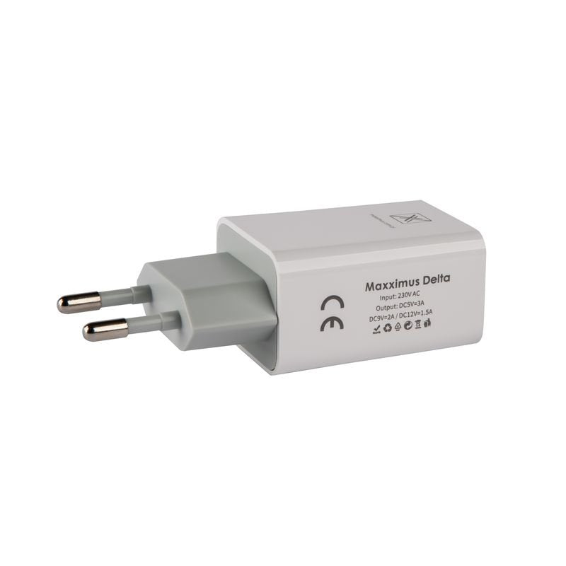 Maxximus tīkla lādētājs Delta 3A Quick Charge 3.0 18W