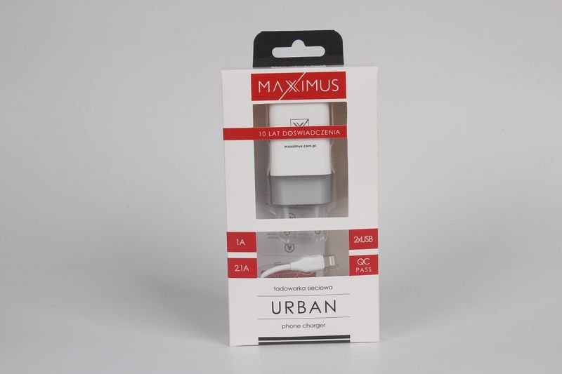 Maxximus tīkla lādētājs Urban 2.1A Lightning 2xUSB