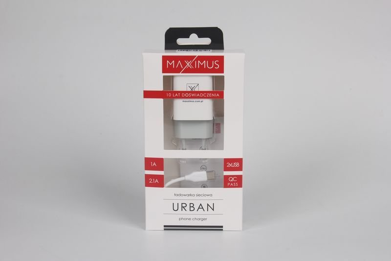 Maxximus tīkla lādētājs Urban 2.1A TYPE-C 2xUSB