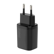Maxximus tīkla lādētājs MX Carbon 30W Pd+qc Usb-a+c, melns