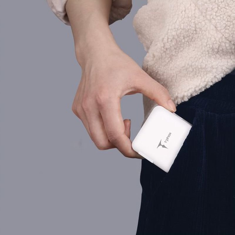 T-Phox tīkla lādētājs Mega T-PP09 GAN PD 65W USB/USB-C, balts