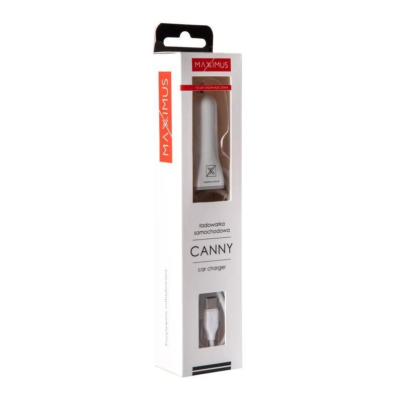 Maxximus auto lādētājs Canny 1A + TYPE-C