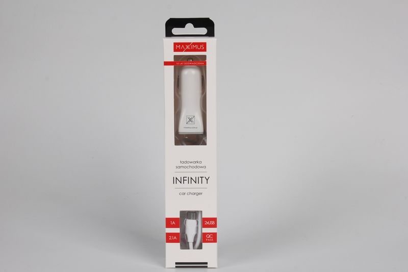 Maxximus auto lādētājs Infinity 2.1A Micro USB, 2xUSB