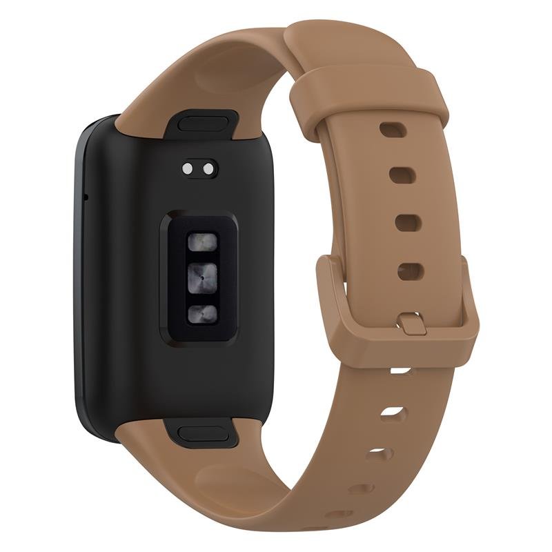 Telcon silikona siksniņa MI Band 7 PRO/ M7 PRO (3)., brūna