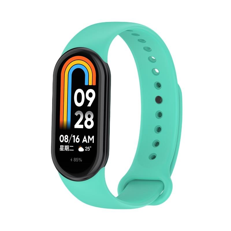 Telcon silikona siksniņa MI Band 8/M8 (10). zaļa