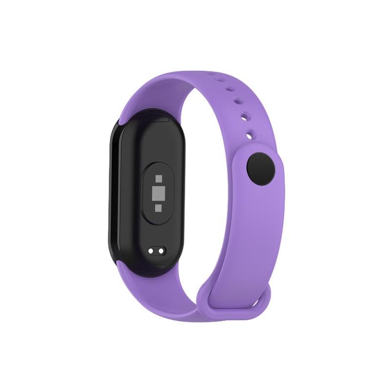Telcon silikona siksniņa MI Band 8/M8 (4)., violeta