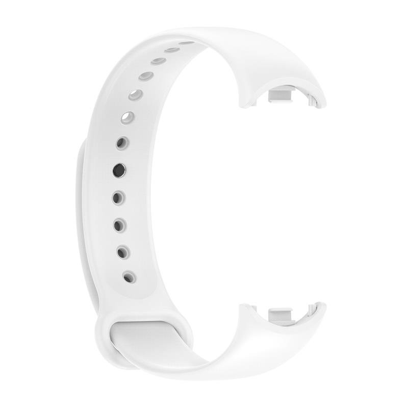 Telcon silikona siksniņa MI Band 8/M8 (2)., balta