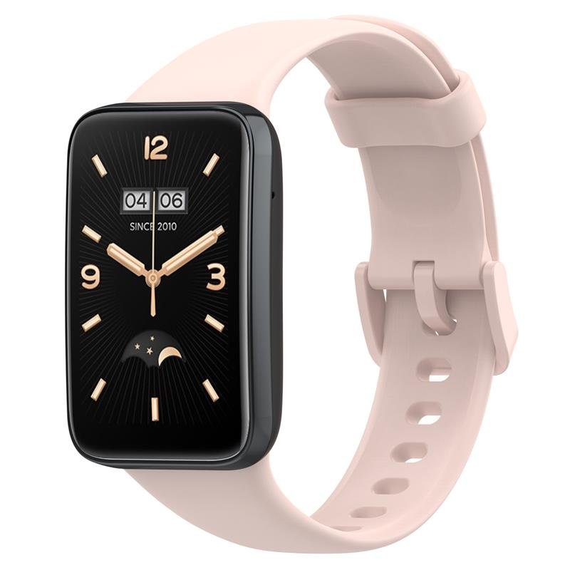 Silikona siksna MI Band 7 Pro/M7 Pro (13). Gaiši rozā