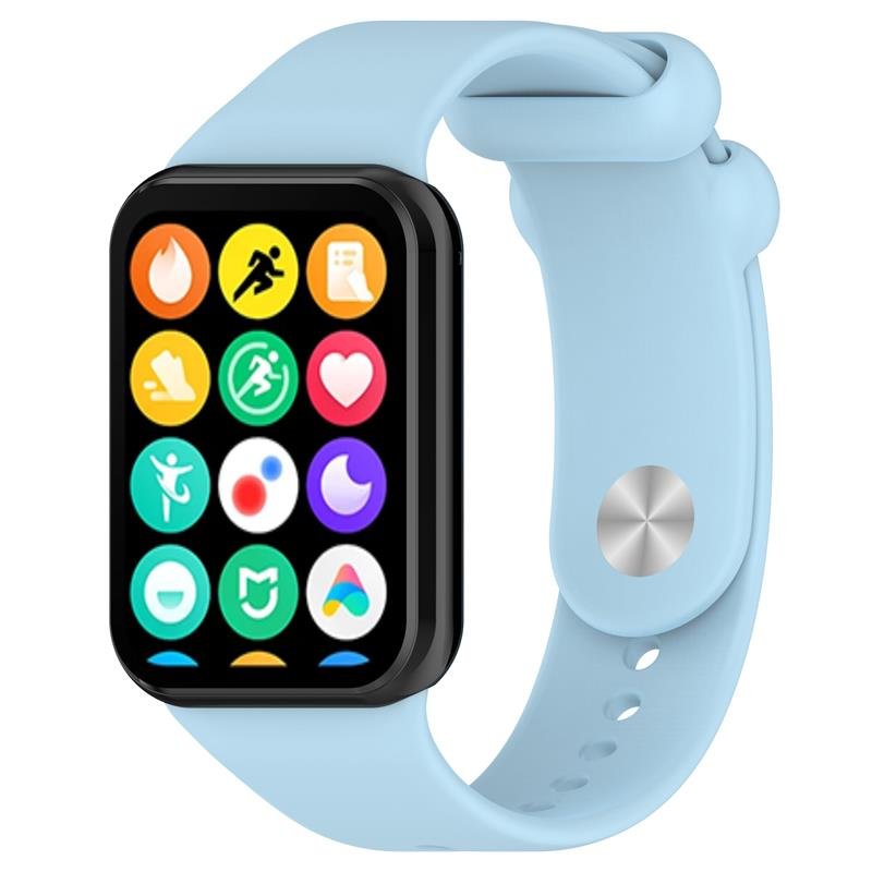 Silikona siksna MI Band 8 Pro / M8 Pro (4). Gaiši zila
