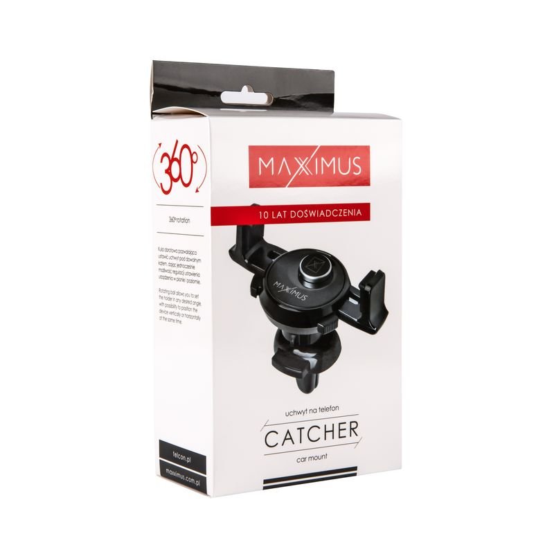 Maxximus auto turētājs Catcher melns, Grille Self-closing
