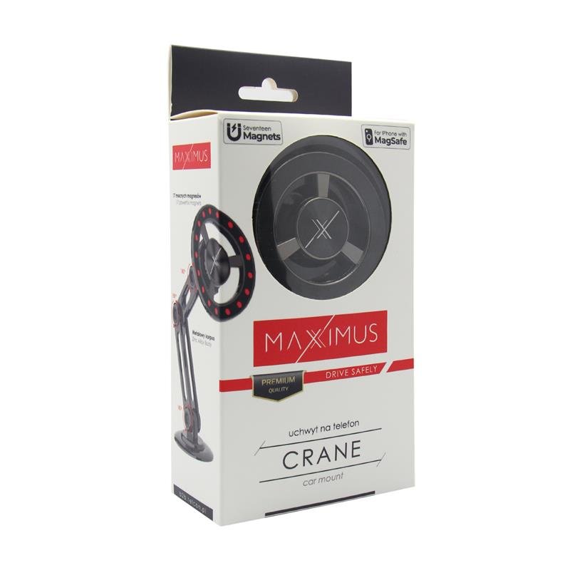 Magnētisks auto turētājs MX CRANE (MAGSAFE) melns