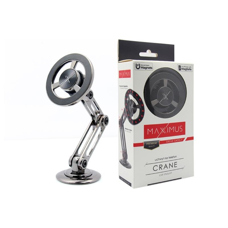 Magnētisks auto turētājs MX CRANE (MAGSAFE) melns
