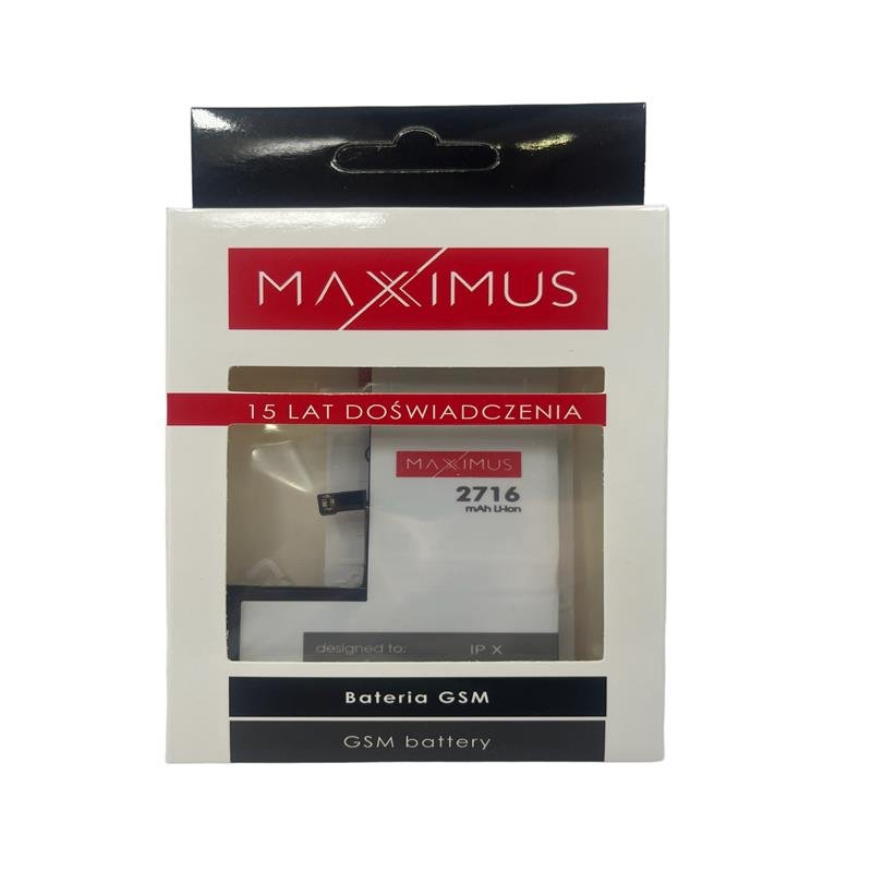 MAXXIMUS baterija iPhone X 2716 mAh