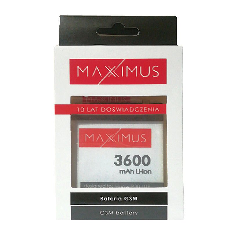 MAXXIMUS baterija HUAWEI P30 LITE 3600 mAh litija jonu akumulators, HB356687ECW