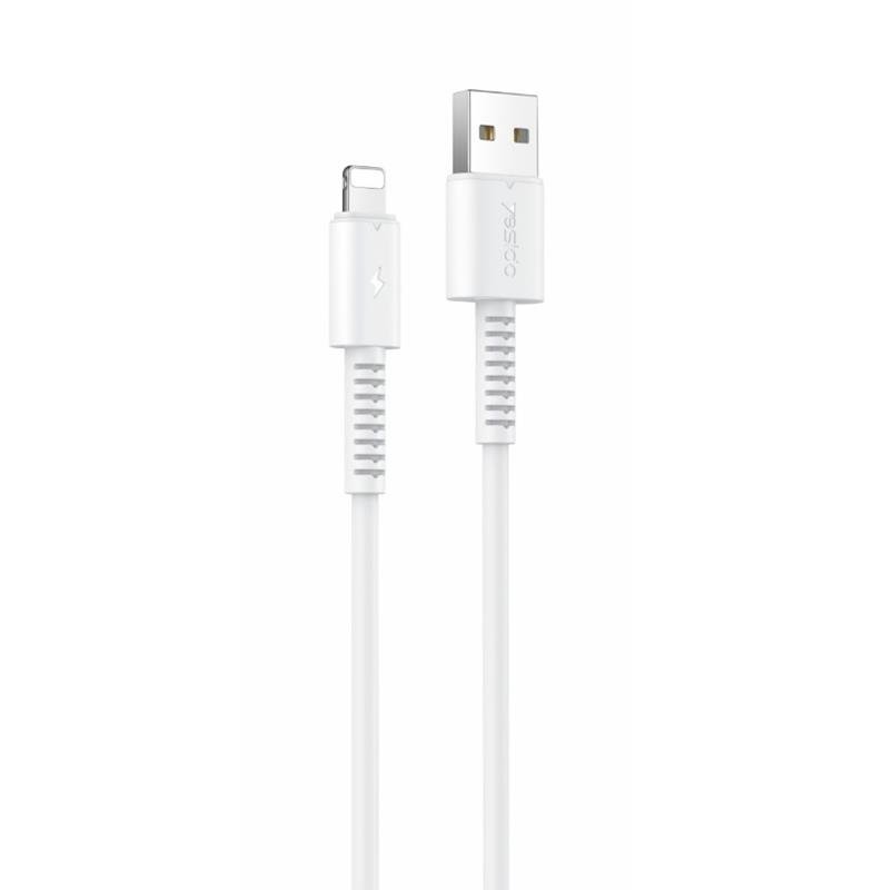Yesido kabelis CA120 18W USB/LIGHTNING 1M PVC 2A, balts