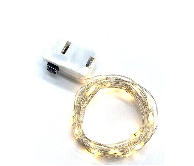 LED virtene priekš Ziemassvētku dekorācijām baterija-POWE sarkana (50CM)