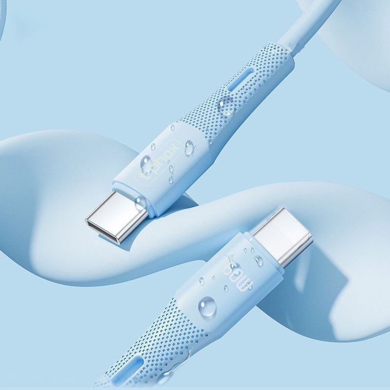 T-Phox kabelis Gentle USB-C/USB-C 60W 1M, balts