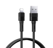 Remax kabelis Leya Series RC-C093 2,4A USB/LIGHTNING, melns