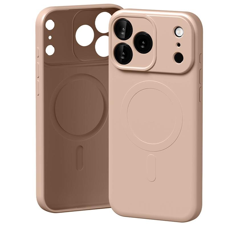 Mercury puspussilikona MagSafe apvalks iPhone 17 Pro Max / 18 Pro Max pink sand krāsā