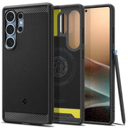 SPIGEN RUGGED ARMOR MAG MAGSAFE GALAXY S25 ULTRA MATĒTS MELNS