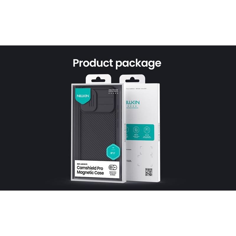 Nillkin CAMShield PRO magnētisks IPHONE 17 MELNS