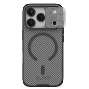 Nillkin Camshield Pro magnētiskais vāciņš iPhone 17 Pro / 18 Pro, caurspīdīgs, melns