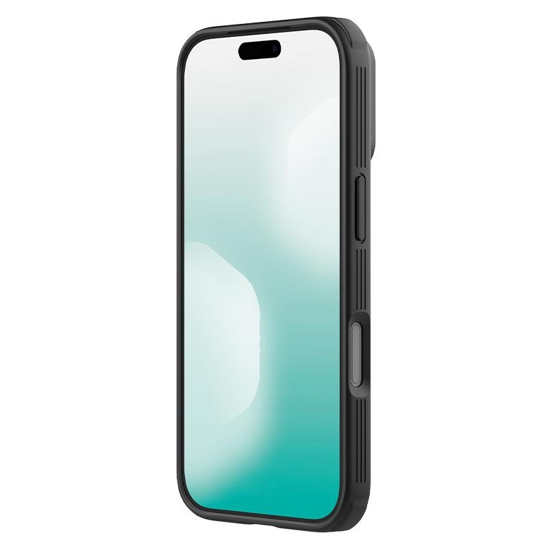 Nillkin Camshield Pro magnētiskais vāciņš iPhone 17 Pro / 18 Pro, caurspīdīgs, melns