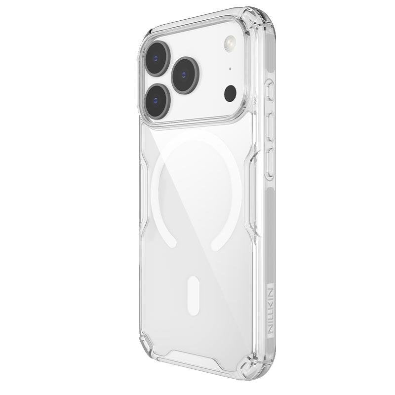 Nillkin Nature Pro magnētiskais apvalks iPhone 17 Pro / 18 Pro, caurspīdīgs