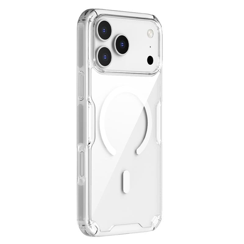 Nillkin Nature Pro magnētiskais apvalks iPhone 17 Pro Max / 18 Pro Max, caurspīdīgs