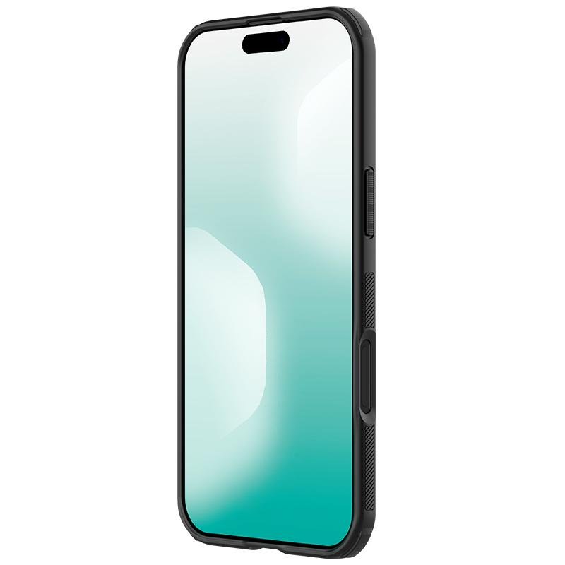 NILLKIN Super Frosted Shield PRO iPhone 17 Air caurspīdīgs melns / caurspīdīgs melns