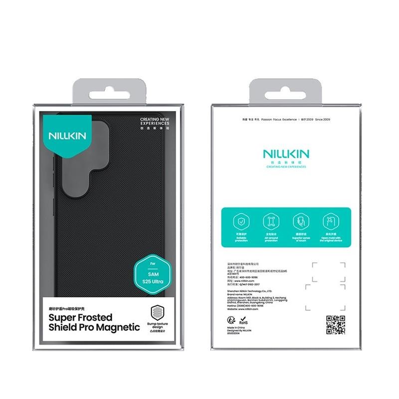 NILLKIN SUPER SHIELD PRO MAGNETISKAIS SAMSUNG S25 ULTRA MELNS