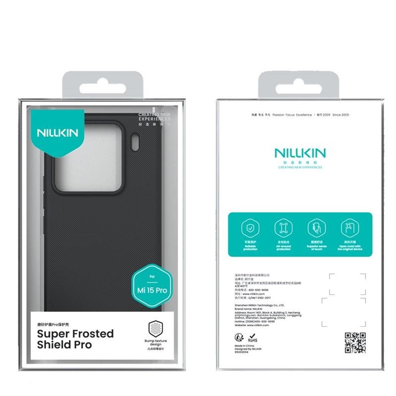 Nillkin Super Shield PRO magnētisks XIAOMI 15 PRO MELNS