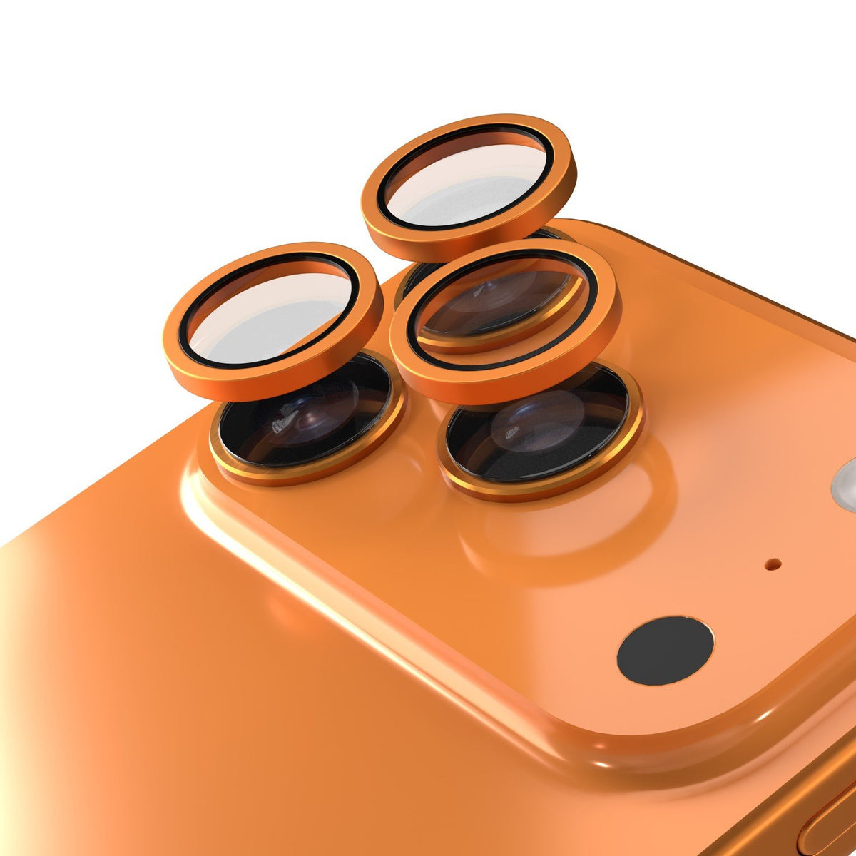 Etteri kameras objektīva aizsargs iPhone 17 Pro / 17 Pro Max oranža