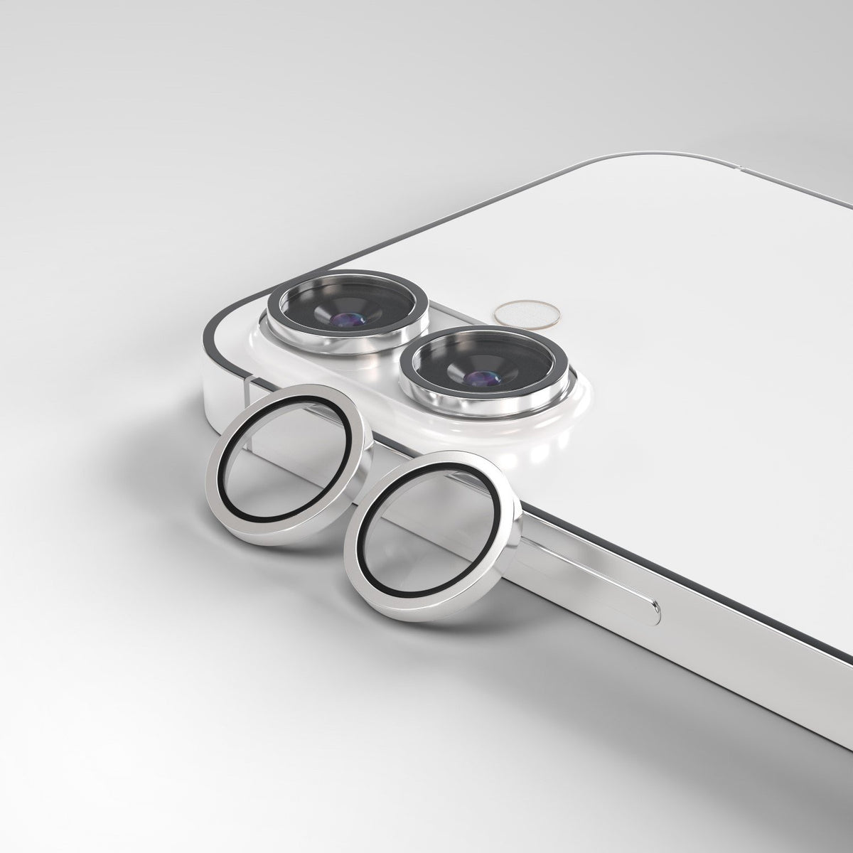 Etteri kameras objektīva aizsargs iPhone 17 balta