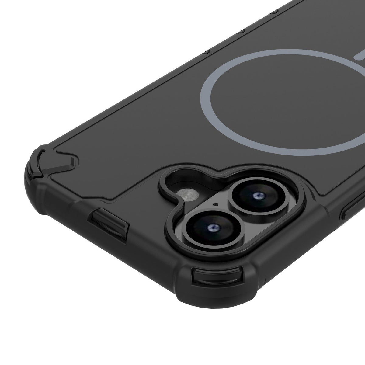 Defender 2/1 MagSafe vāciņš iPhone 16 6,1", melns