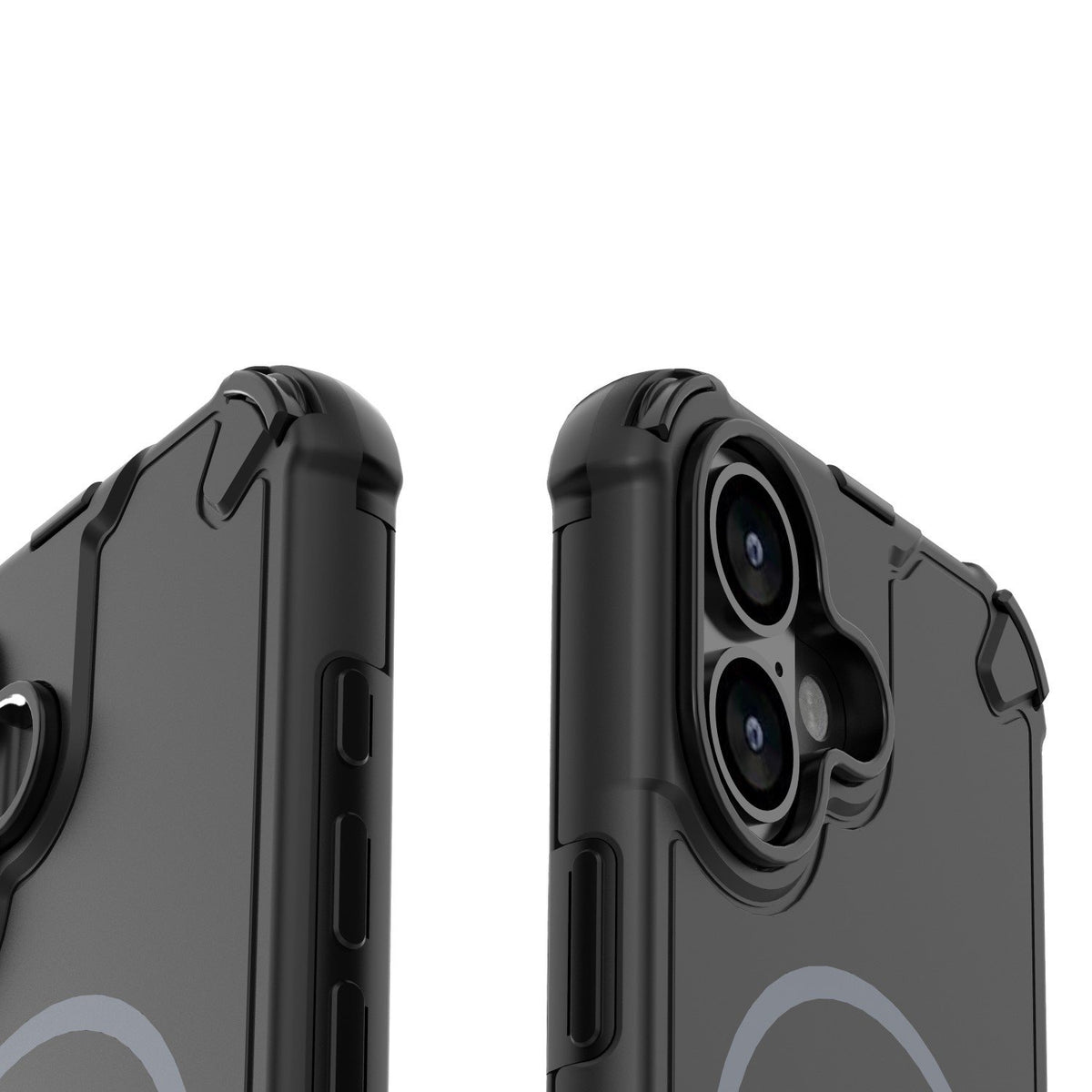 Defender 2/1 MagSafe vāciņš iPhone 16 6,1", melns