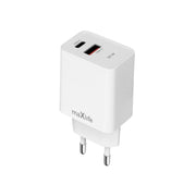 Maxlife lādētājs MXTC-13-20AC PD QC 1x USB-C 1x USB 20W, balts
