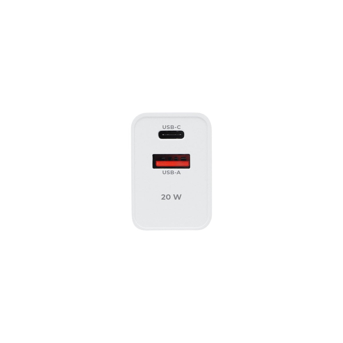 Maxlife lādētājs MXTC-13-20AC PD QC 1x USB-C 1x USB 20W, balts