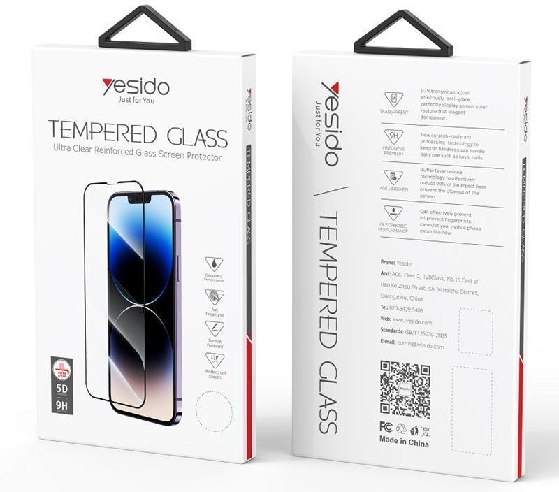 YESIDO 5D stikls SAMSUNG S25 / S24 TG01
