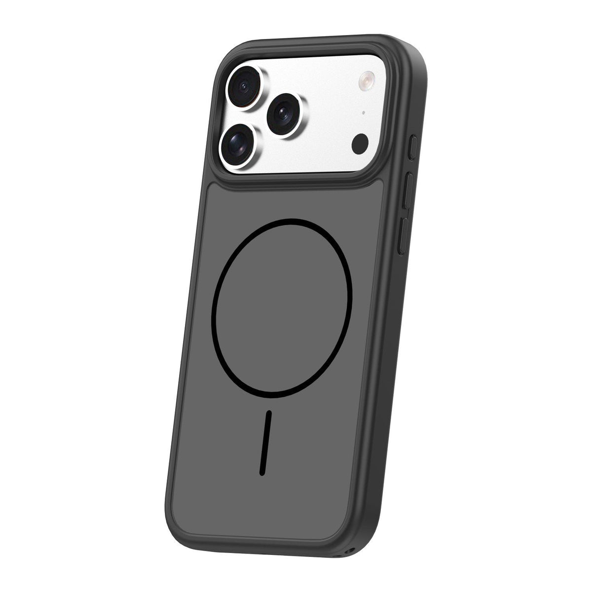 Frame Thin Mag apvalks iPhone 17 Pro 6,3" / 18 Pro 6,3" melnā krāsā