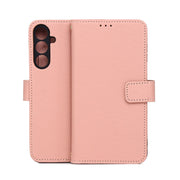 Viedais trīsstūra formas futrālis Samsung Galaxy A16 4G / A16 5G / M16 5G melns, rozā
