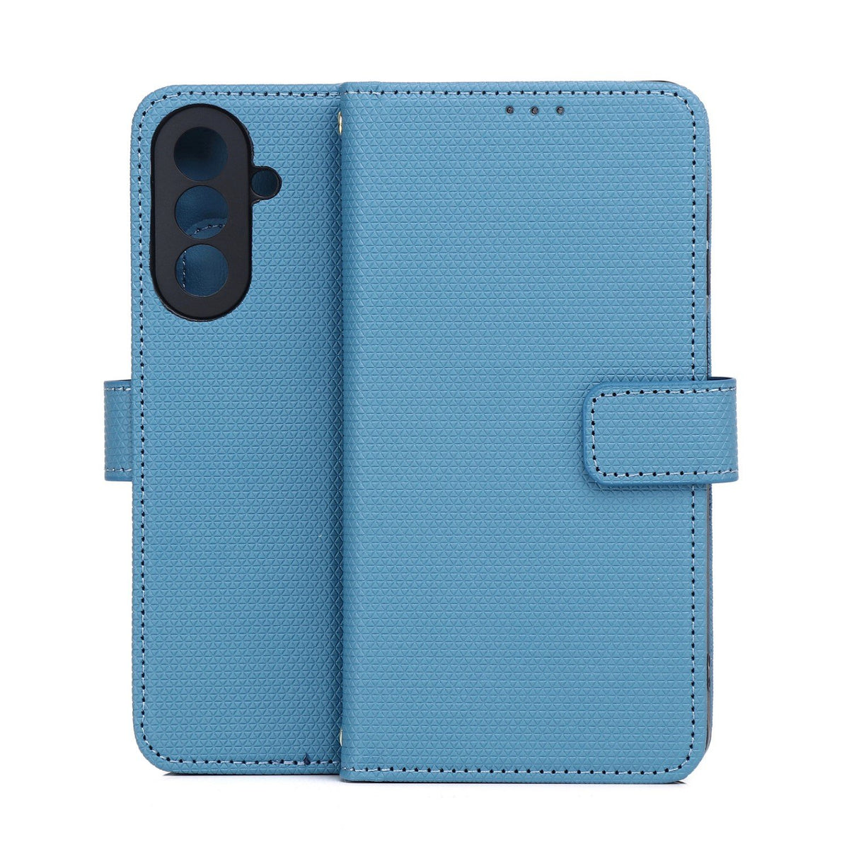 Viedais trīsstūra formas futrālis Samsung Galaxy A17 4G / A17 5G / A26 5G zils