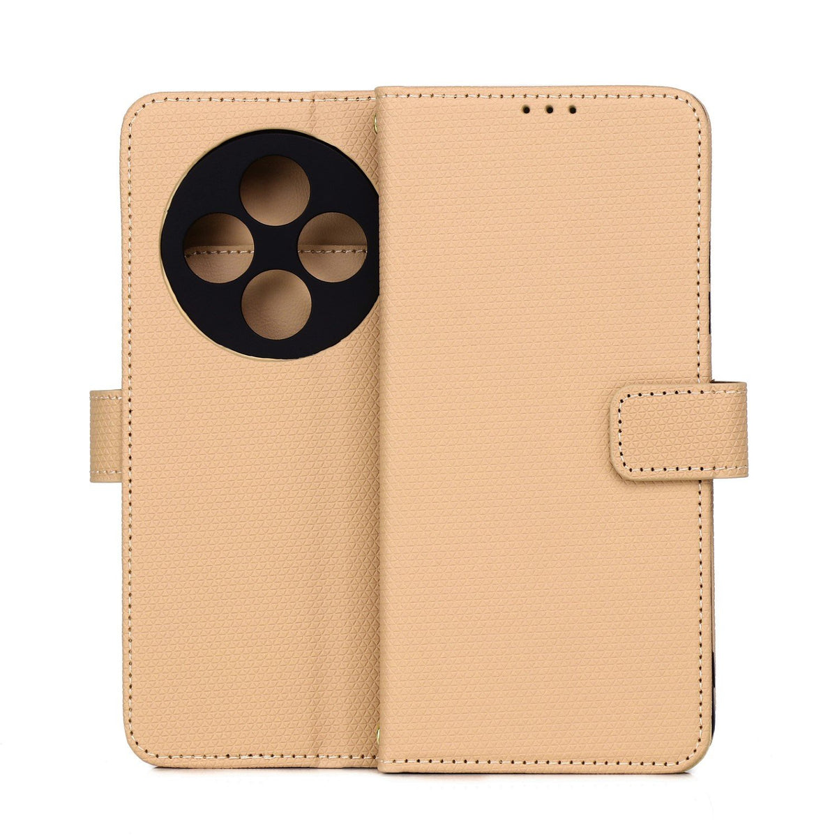 Viedais trīsstūra formas futrālis Xiaomi Redmi 14C 4G/ 14C 5G / Redmi A4 / POCO C75 brūns