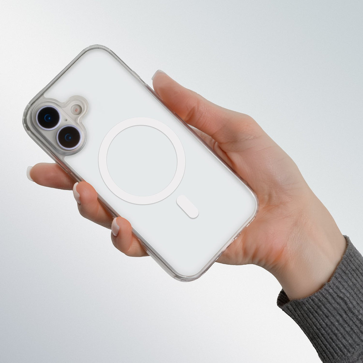 Lowkey MagSafe vāciņš iPhone 16 Pro 6,3", balts