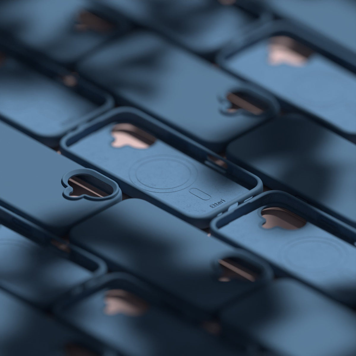 Etteri silikona MagSafe vāciņš iPhone 17, tumši zils