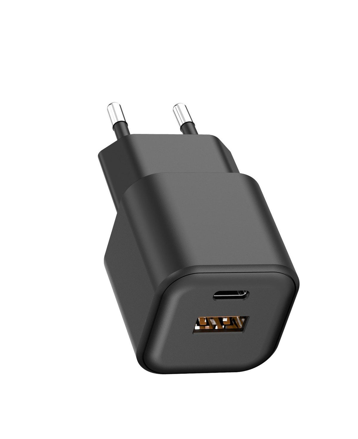 Setty tīkla lādētājs USB-A + USB-C 35W LSGaN-AC-351, melns