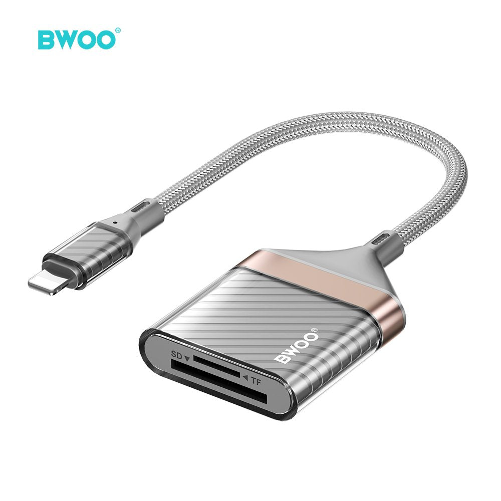 BWOO adapteris Lightning uz SD card / TF Card BZ63