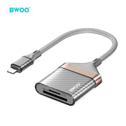 BWOO adapteris Lightning uz SD card / TF Card BZ63