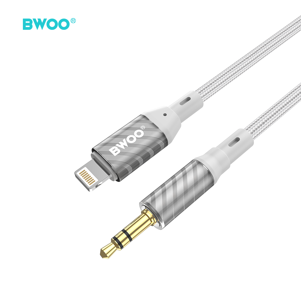 BWOO kabelis AUX Lightning uz 3.5mm Jack audio AUX073