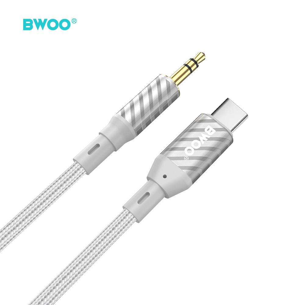 BWOO kabelis AUX Type C uz 3.5mm Jack audio AUX074